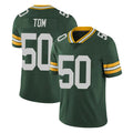 GB.Packers #50 Zach Tom Player Green Vapor Untouchable Limited Home Game Odoa Stitched Jerseys
