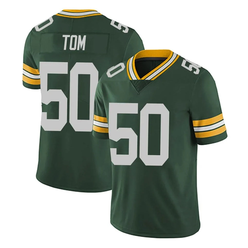 GB.Packers #50 Zach Tom Player Green Vapor Untouchable Limited Home Game Odoa Stitched Jerseys