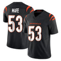 C.Bengals #53 Boye Mafe Player Black Vapor F.U.S.E. Limited Home Game Odoa Stitched Jerseys