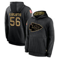 KC.Chiefs #56 George Karlaftis Player Black Salute to Service Hoodies Limited Game Odoa Stitched Jerseys