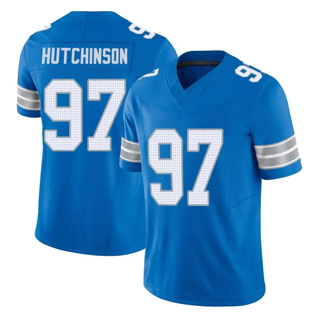 D.Lions #97 Aidan Hutchinson Player Blue Limited Vapor F.U.S.E. Alternate Home Game Odoa Stitched Jerseys
