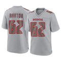 TB.Buccaneers #62 Graham Barton Player Gray Atmosphere Fashion Home Game Odoa Stitched Jerseys