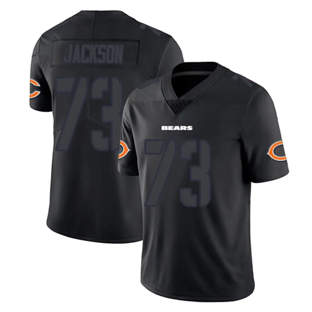 C.Bears #73 Jonah Jackson Player Black Impact Limited Game Odoa Stitched Jerseys