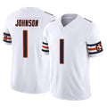 C.Bears #1 Jaylon Johnson Player White Vapor F.U.S.E. Limited Home Game Odoa Stitched Jerseys