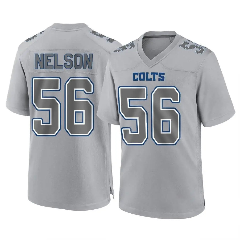 IN.Colts #56 Quenton Nelson Player Gray Atmosphere Fashion Home Game Odoa Stitched Jerseys