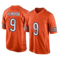 C.Bears #9 Jim McMahon Player Orange Home Game Odoa Stitched Jerseys