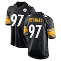 P.Steelers #97 Cameron Heyward Player Black Home Game Odoa Stitched Jerseys