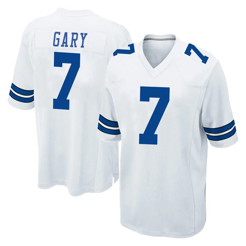 D.Cowboys #7 Rashan Gary Player White Home Game Odoa Stitched Jerseys