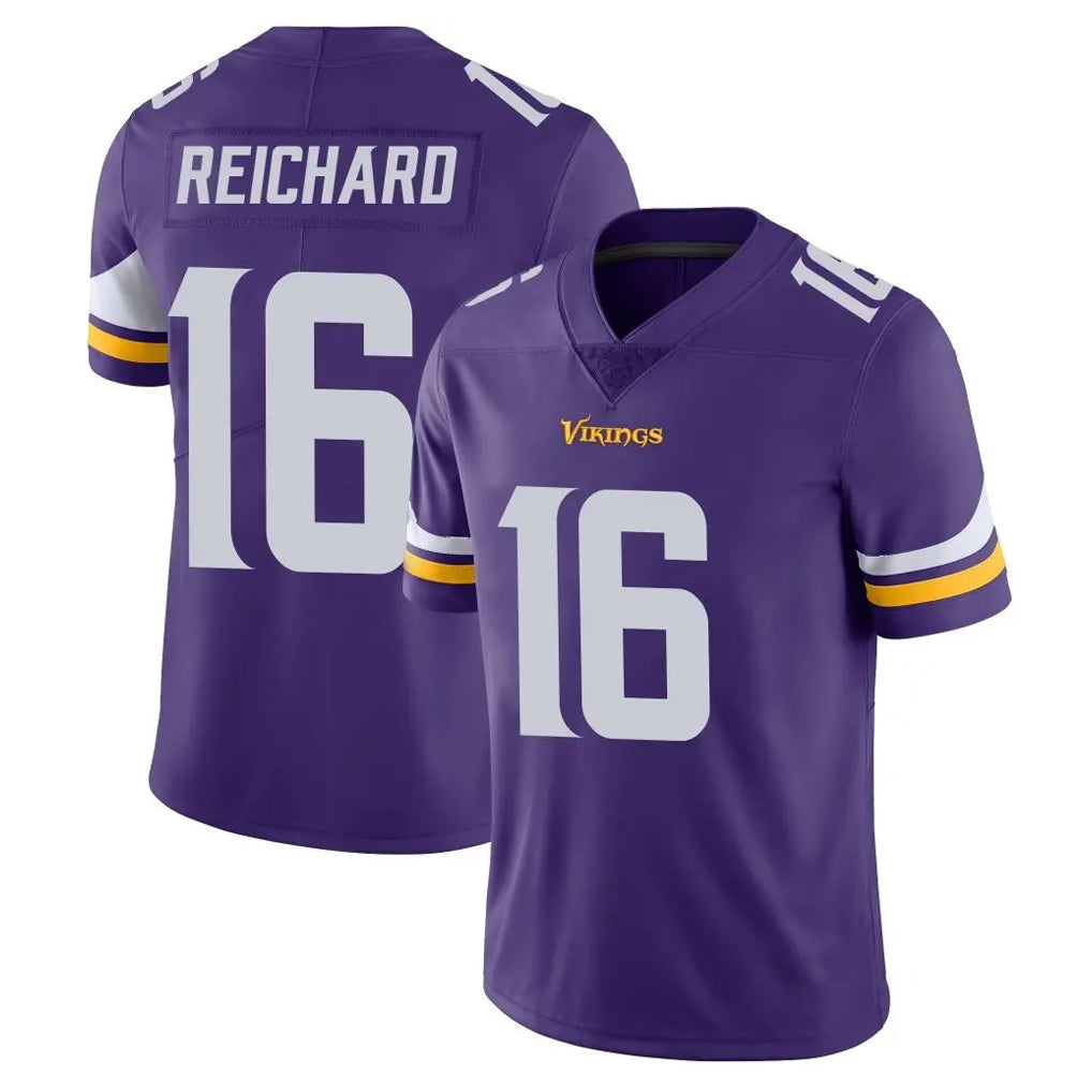 M.Vikings #16 Will Reichard Player Purple Limited Vapor Untouchable Home Game Odoa Stitched Jerseys