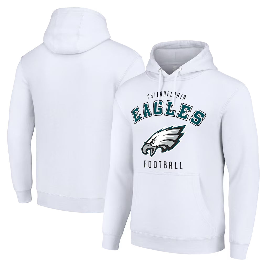P.Eagles ## Eagles Blank Player White Pullover Hoodies Home Game Odoa Stitched Jerseys