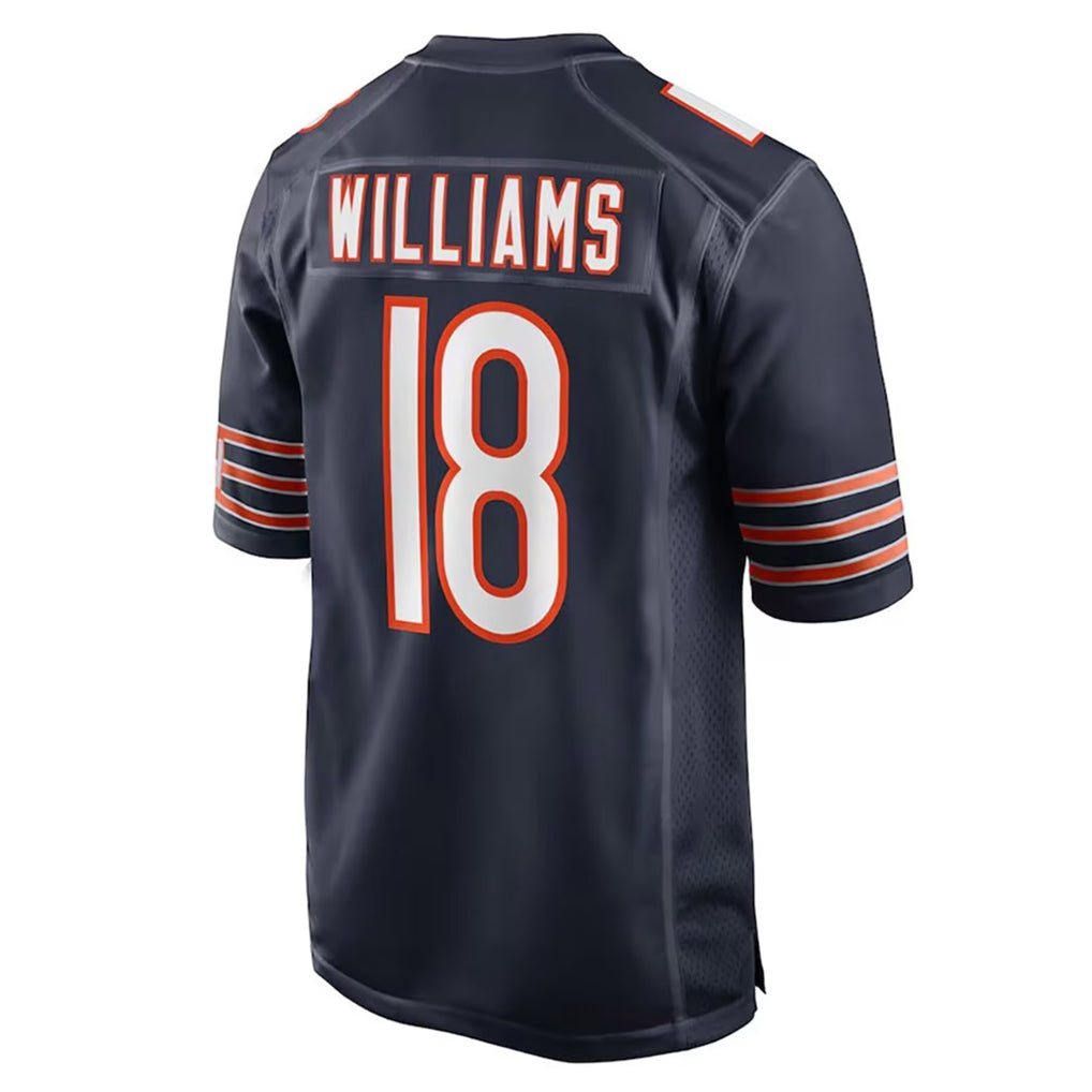 C.Bears #18 Caleb Williams Player Navy Home Game Odoa Stitched Jerseys