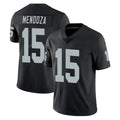 LV.Raiders #15 Fernando Mendoza Player Black Limited Vapor Untouchable Home Game Odoa Stitched Jerseys