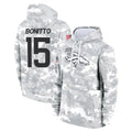 D.Broncos #15 Nik Bonitto Player Arctic Camo Salute to Service Hoodies Limited Game Odoa Stitched Jerseys