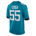 Odoa J.Jaguars #55 Chuma Edoga Teal Team Game Jersey