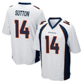 D.Broncos #14 Courtland Sutton Player White Game Odoa Stitched Jerseys