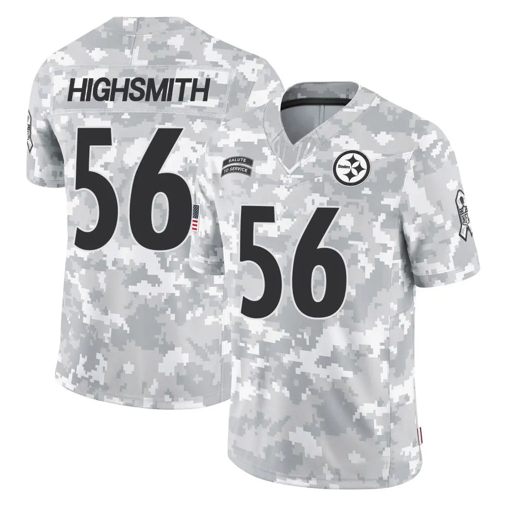 P.Steelers #56 Alex Highsmith Player Arctic Camo Limited Salute To Service Home Game Odoa Stitched Jerseys