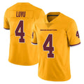 W.Commanders #4 Frankie Luvu Player Gold Limited Color Rush Home Game Odoa Stitched Jerseys