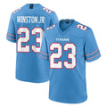 T.Titans #23 Kevin Winston Jr. Player Light Blue 2026 Game Home Odoa Stitched Jerseys