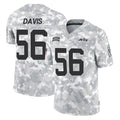NY.Jets #56 Demario Davis Player Arctic Camo Salute to Service Limited Game Odoa Stitched Jerseys