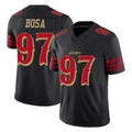 SF.49ers #97 Nick Bosa Player Black Limited Rivalries Collection Home Game Odoa Stitched Jerseys