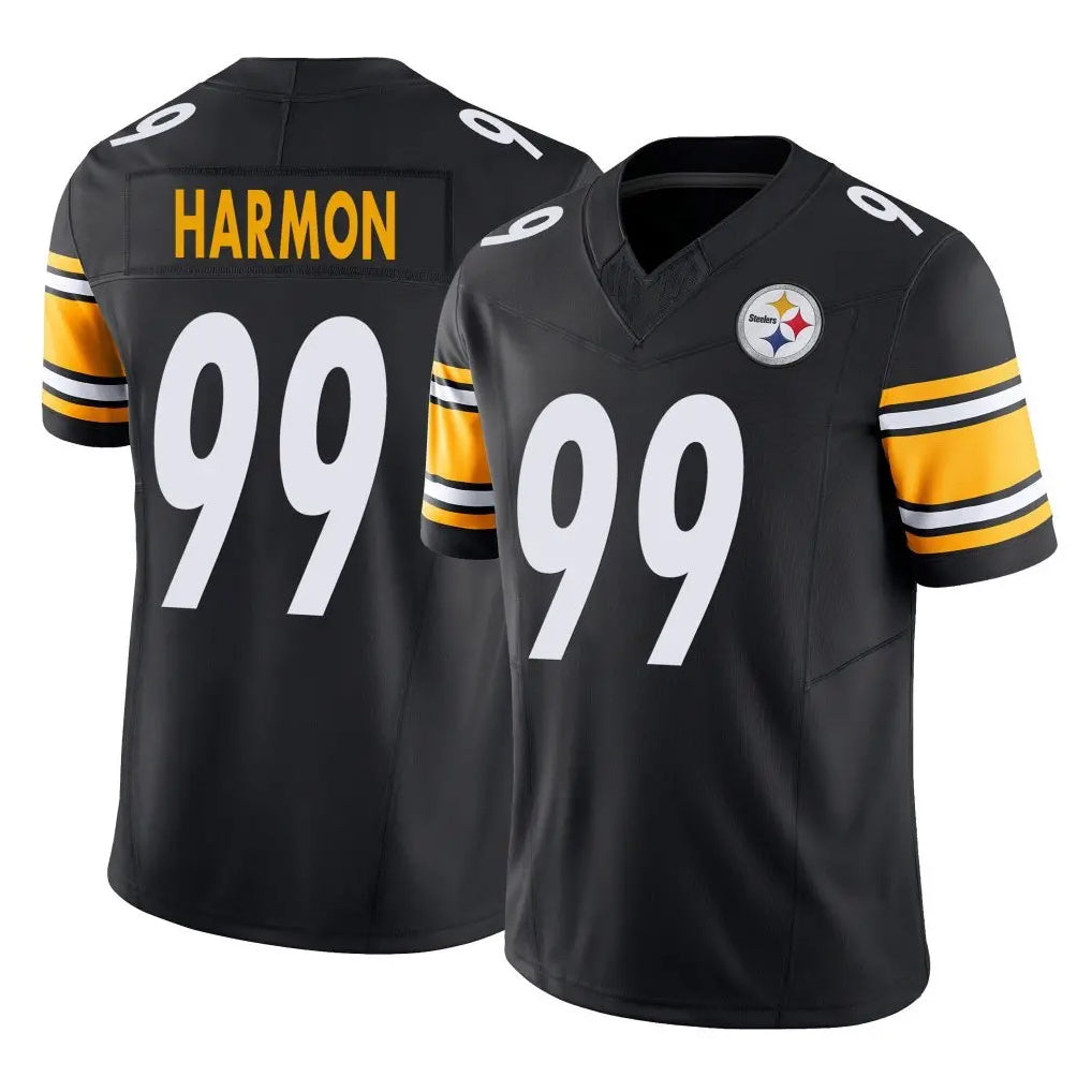 P.Steelers #99 Derrick Harmon Player Black Limited Vapor F.U.S.E. Home Game Odoa Stitched Jerseys