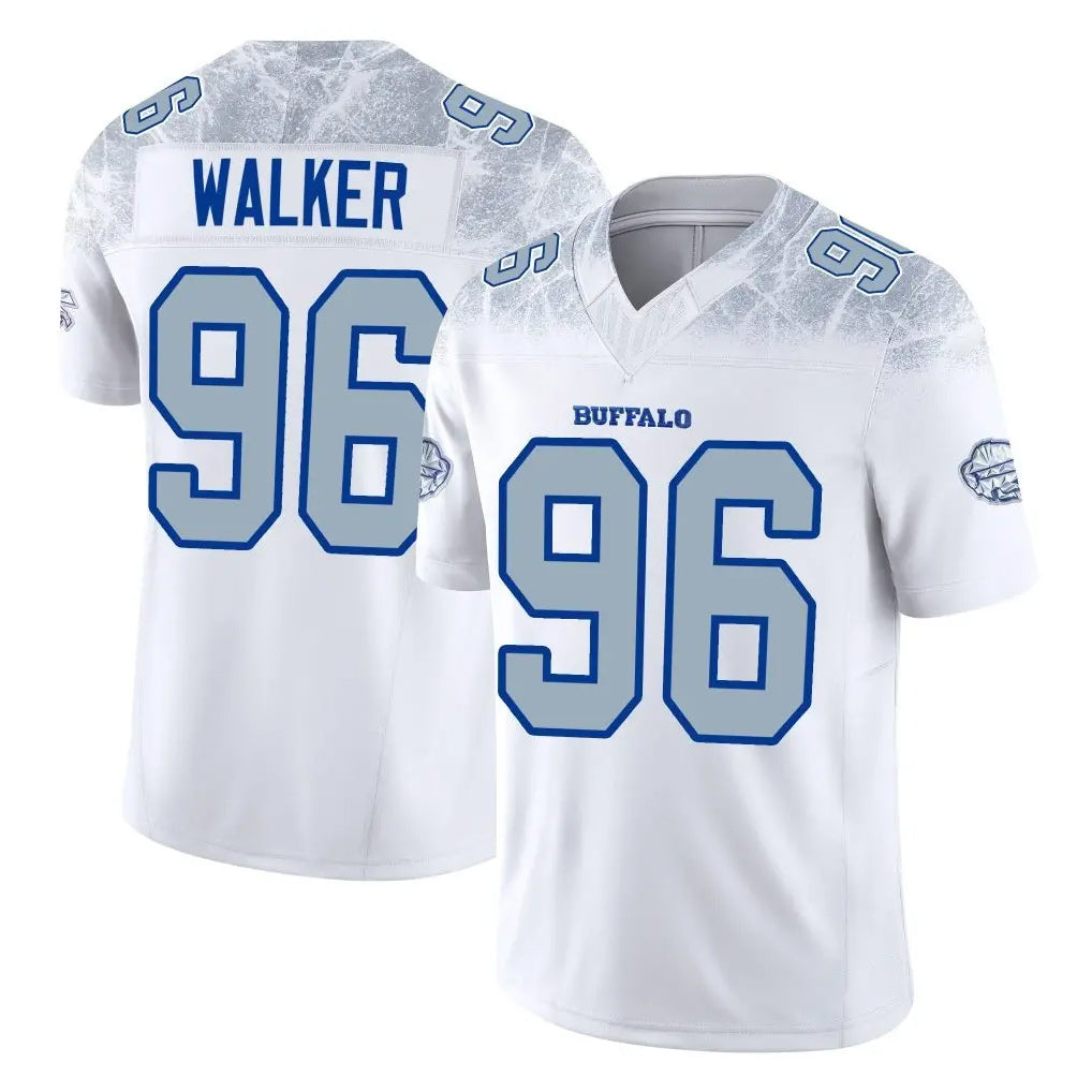 B.Bills #96 Deone Walker Player White Rivalries Collection Limited Game Odoa Stitched Jerseys