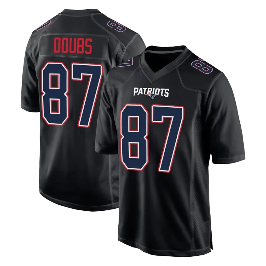 NE.Patriots #87 Romeo Doubs Player Carbon Fashion Limited Home Game Odoa Stitched Jerseys