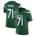 NY.Jets #71 Josh Myers Player Green Limited Vapor Home Game Odoa Stitched Jerseys