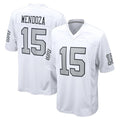 LV.Raiders #15 Fernando Mendoza Player White Limited Home Game Odoa Stitched Jerseys