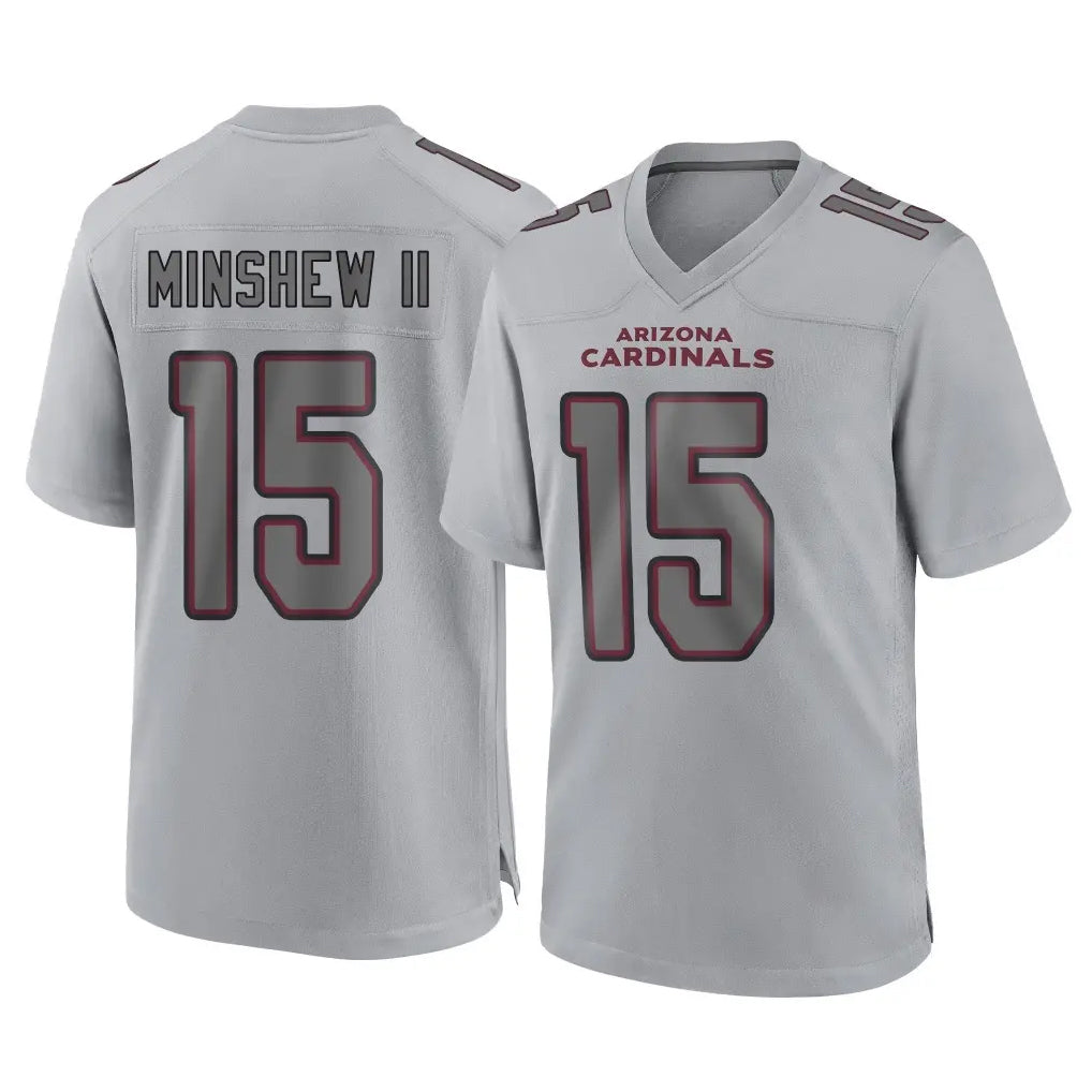 A.Cardinals #15 Gardner Minshew II Player Gray Atmosphere Fashion Home Game Odoa Stitched Jerseys