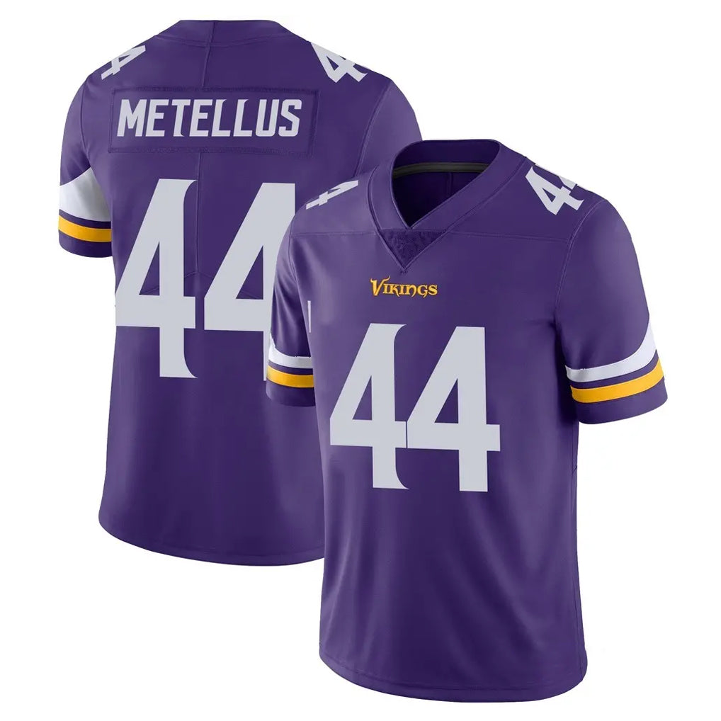 M.Vikings #44 Josh Metellus Player Purple Limited Vapor Untouchable Home Game Odoa Stitched Jerseys