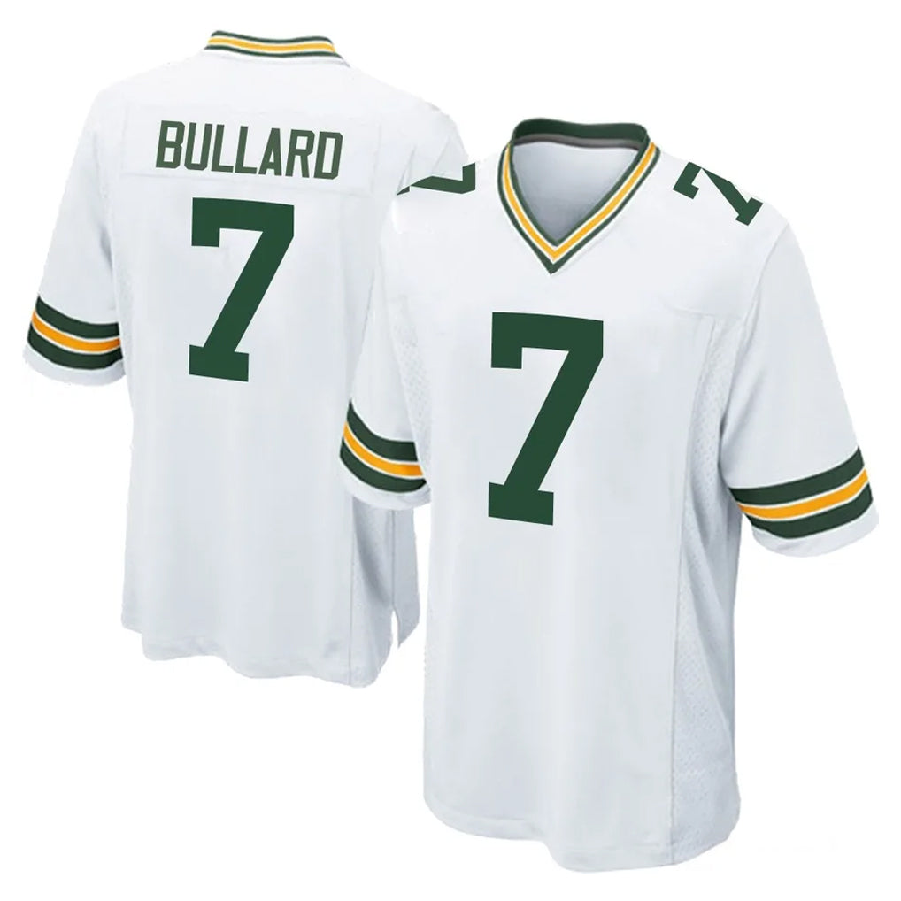 GB.Packers #7 Javon Bullard Player White Home Game Odoa Stitched Jerseys