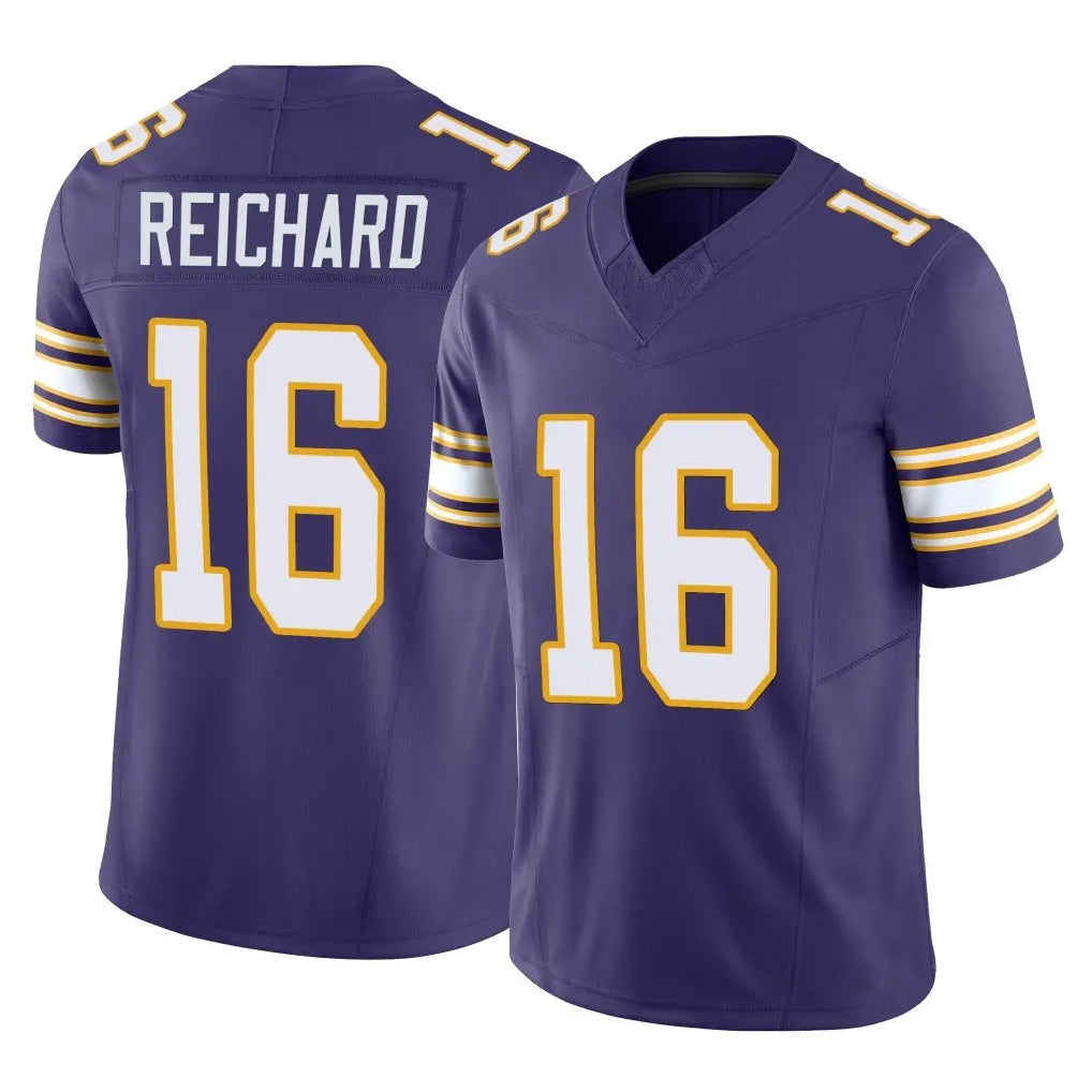 M.Vikings #16 Will Reichard Player Purple Limited Classic Vapor F.U.S.E. Home Game Odoa Stitched Jerseys