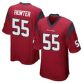 H.Texans #55 Danielle Hunter Player Red Home Game Odoa Stitched Jerseys