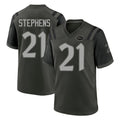 NY.Jets #21 Brandon Stephens Player Green 2025 Rivalries Collection Home Game Odoa Stitched Jerseys