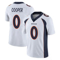 D.Broncos #0 Jonathon Cooper Player White Vapor Untouchable Limited Home Game Odoa Stitched Jerseys