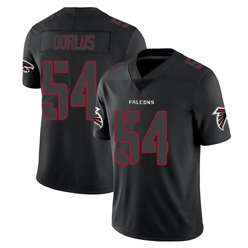 A.Falcons #54 Brandon Dorlus Player Black Impact Limited Game Odoa Stitched Jerseys