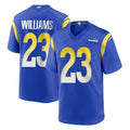 LA.Rams #23 Kyren Williams Player Royal Home Game Odoa Stitched Jerseys