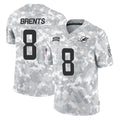 M.Dolphins #8 JuJu Brents Player Arctic Camo Salute To Service Limited Game Odoa Stitched Jerseys