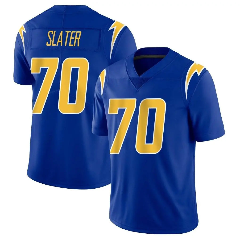 LA.Chargers #70 Rashawn Slater Player Royal Limited Vapor Home Game Odoa Stitched Jerseys