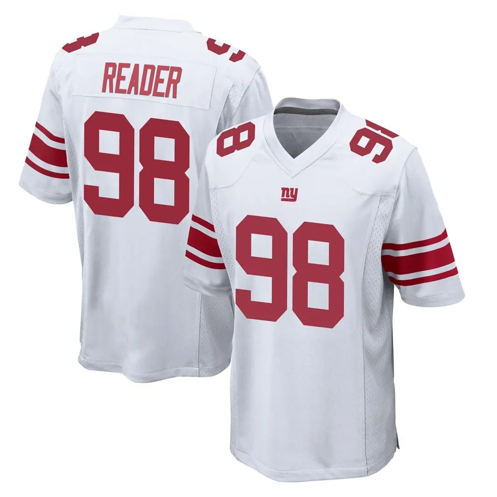 NY.Giants #98 DJ Reader Player White Home Game Odoa Stitched Jerseys