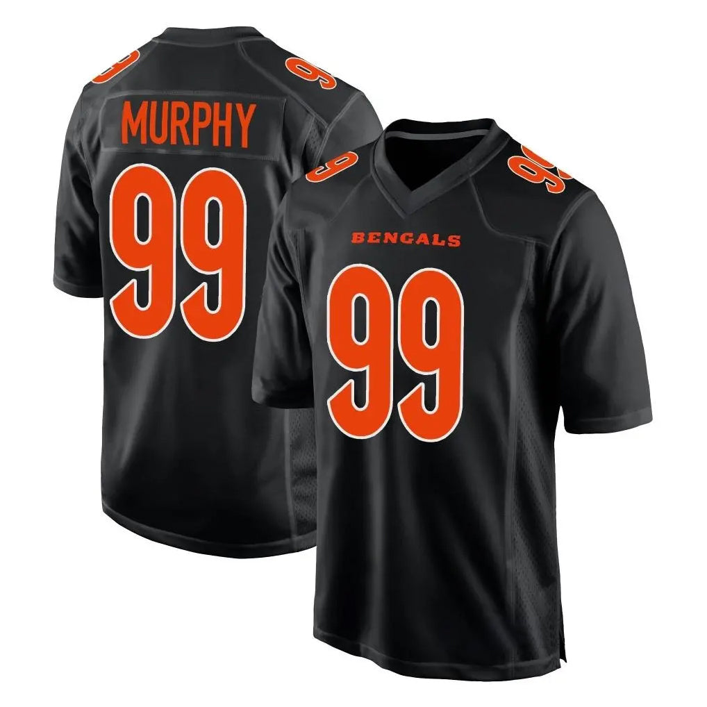 C.Bengals #99 Myles Murphy Player Black Fashion Game Odoa Stitched Jerseys