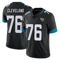 J.Jaguars #76 Ezra Cleveland Player Black Vapor Untouchable Limited Home Game Odoa Stitched Jerseys