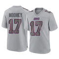 NY.Giants #17 Darnell Mooney Player Gray Atmosphere Fashion Limited Game Odoa Stitched Jerseys