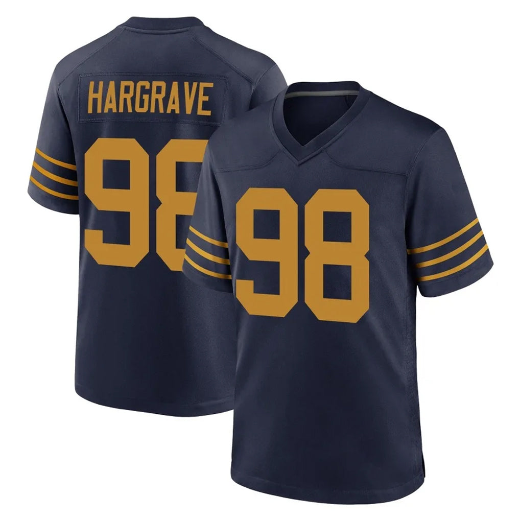 GB.Packers #98 Javon Hargrave Player Navy The 1923 Classic Home Game Odoa Stitched Jerseys