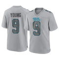 C.Panthers #9 Bryce Young Player Gray Atmosphere Fashion Game Odoa Stitched Jerseys