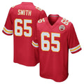 KC.Chiefs #65 Trey Smith Player Red Home Game Odoa Stitched Jerseys