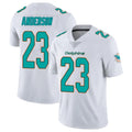 M.Dolphins #23 Zayne Anderson Player White Limited Vapor Untouchable Home Game Odoa Stitched Jerseys