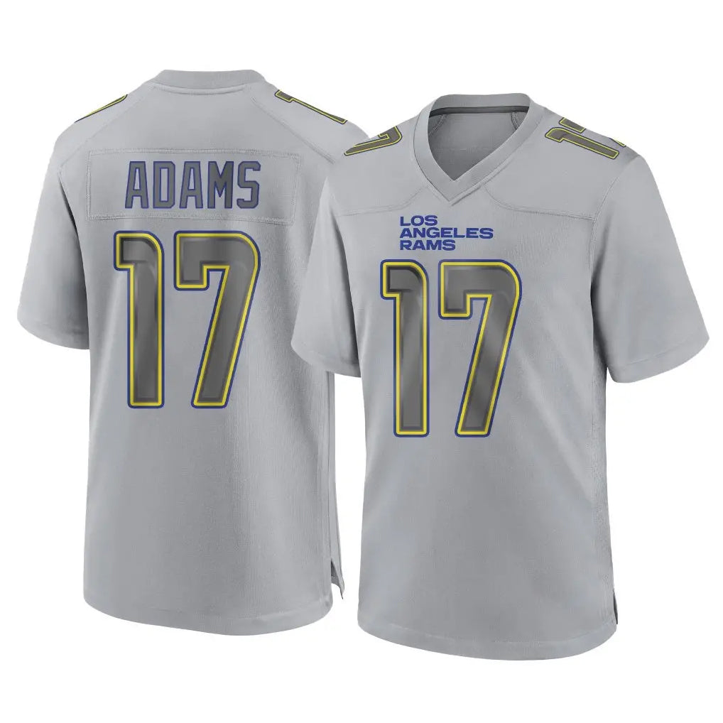 LA.Rams #17 Davante Adams Player Gray Atmosphere Fashion Home Game Odoa Stitched Jerseys