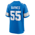 Odoa D.Lions #55 Derrick Barnes Blue Team Game Jersey